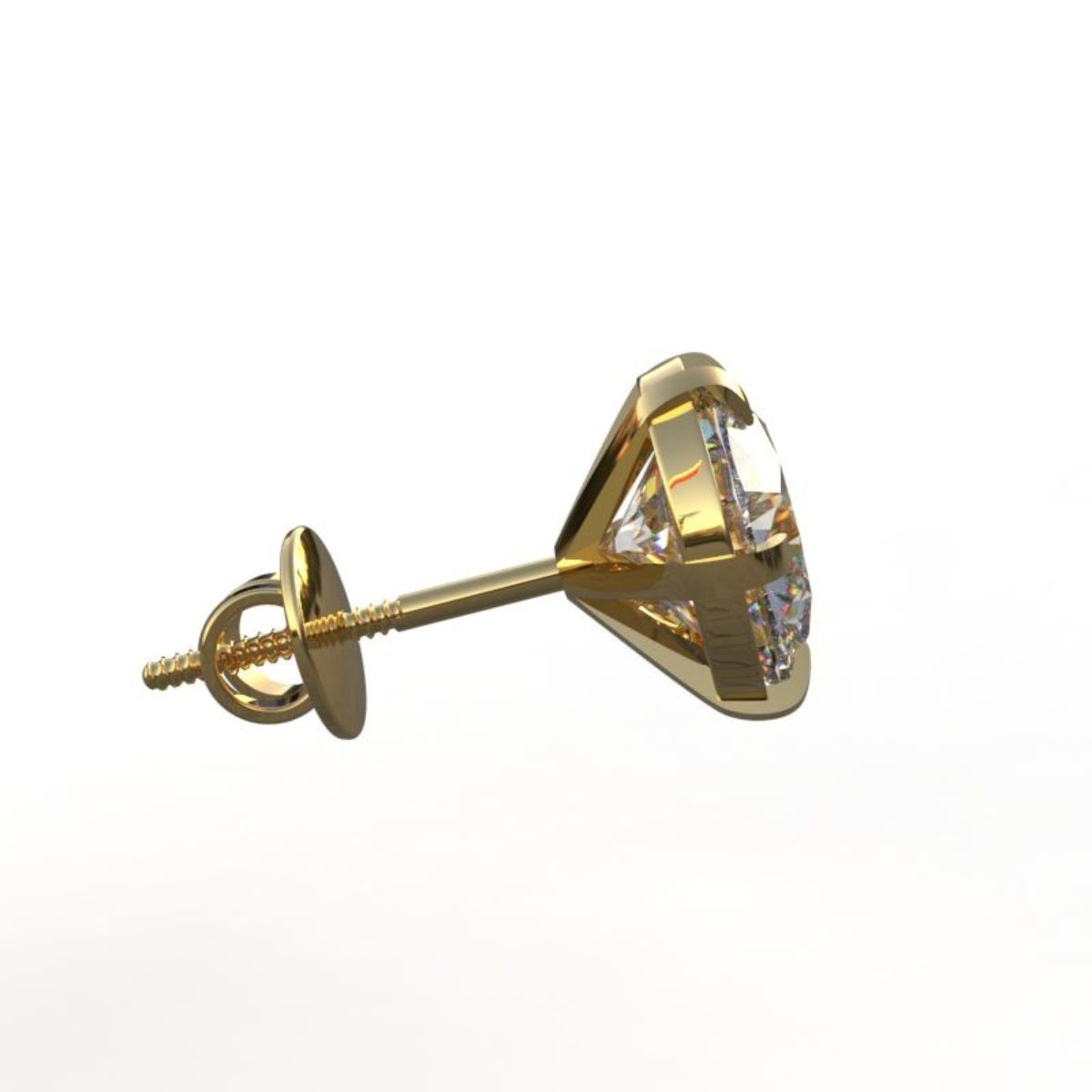 Hallmark Fine Jewelry Cross Stud Diamond Earrings in Yellow Gold | Jewelry  by Hallmark Fine Jewelry