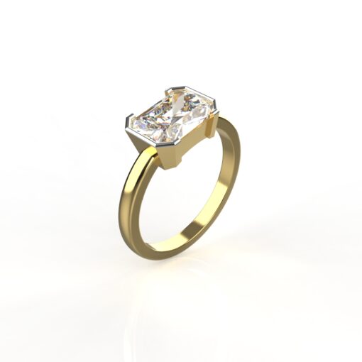 Solitaire Diamond Unisex Ring