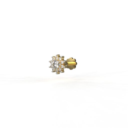 Sparkle Flora Diamond Nose Stud